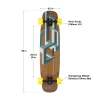 Loaded Boards | Basalt Tesseract - Complete Longboard, Dark Blue - Image 2