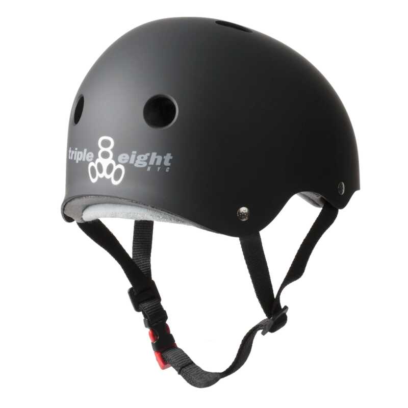 Triple 8 | Certified Sweatsaver Skate Helmet- Black Matte - Image 2