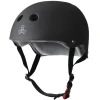 Matte Black Triple 8 Certified Sweatsaver Skate Helmet