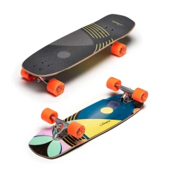 Loaded Ballona Willy Mini Cruiser Complete – Top view with Paris Trucks and Love Handles Wheels