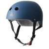 Navy matte Triple 8 Certified Sweatsaver Skate Helmet, size L/XL.