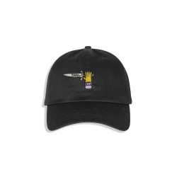 Slappy Dagger Dad Hat with an embroidered dagger.