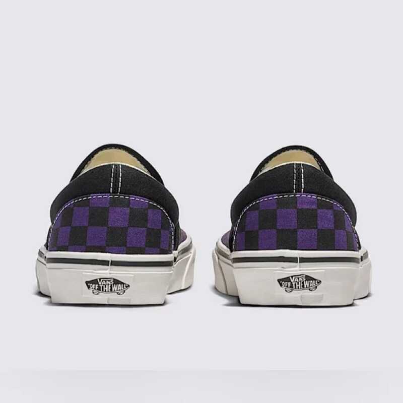 Vans | Classic Slip-On Shoe, Black/ Purple - Image 2