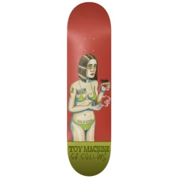 Toy Machine CJ Collins No Fear 8.50 skateboard deck with a bold graphic.