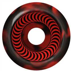 Spitfire Formula Four OG Classic 54mm skateboard wheels with red and black swirl design