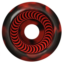 Spitfire Formula Four OG Classic 54mm skateboard wheels with red and black swirl design