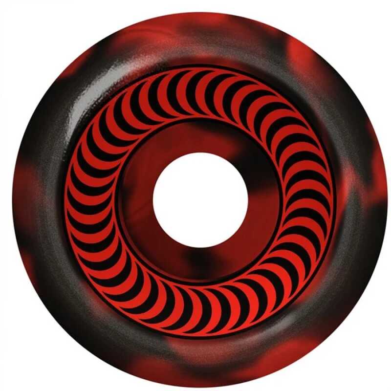 Spitfire Formula Four OG Classic 54mm skateboard wheels with red and black swirl design