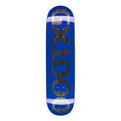 GX1000 Team OG Logo Blue/Black 8.0" Skateboard Deck with classic logo and durable maple construction.