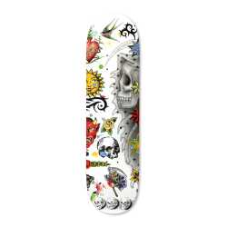 Deathwish Never Breath Again Skateboard Deck by Jake Hayes.
