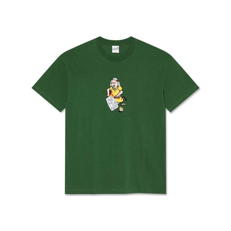 Polar Family Affair Large tee in Forest Green.