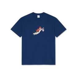 Polar Skate Co. ultramarine tee with "Take Away" graphic.