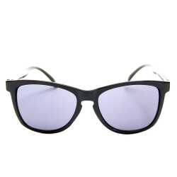 Happy Hour Shades Mamba Gloss Black sunglasses with gloss black polycarbonate frame and dark UV400 lenses.
