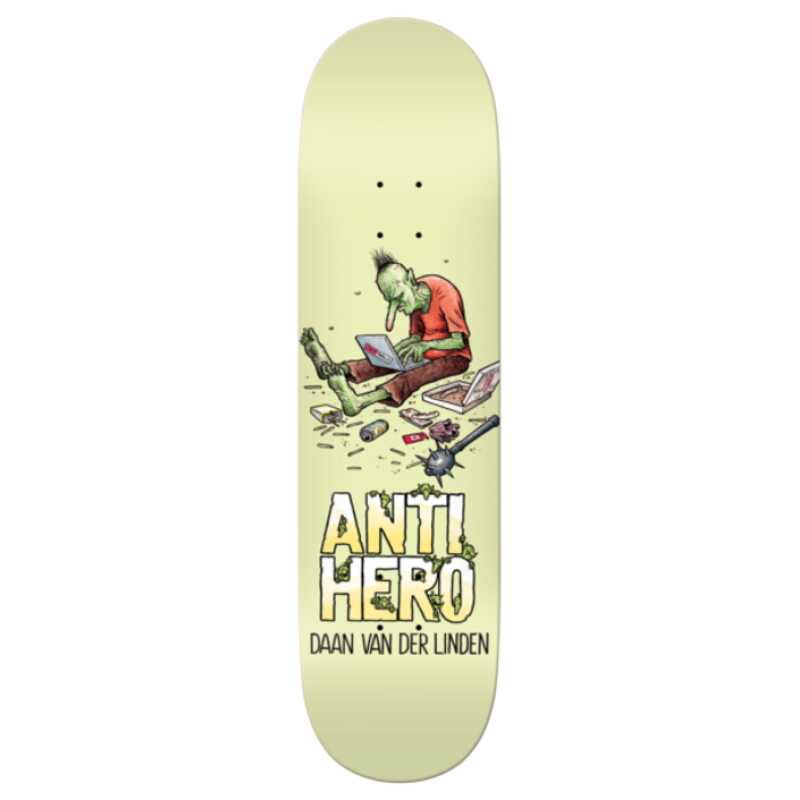 Anti Hero Daan Trolls 8.5" Skateboard Deck with pro model artwork