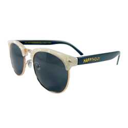 Happy Hour G2 Pearl Divers sunglasses with rounded gloss pearl frame and black smoke lenses