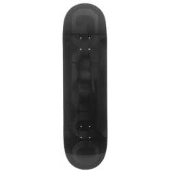 GX1000 Team OG Logo Black/Black 8.5" Skateboard Deck with classic logo and durable maple construction.