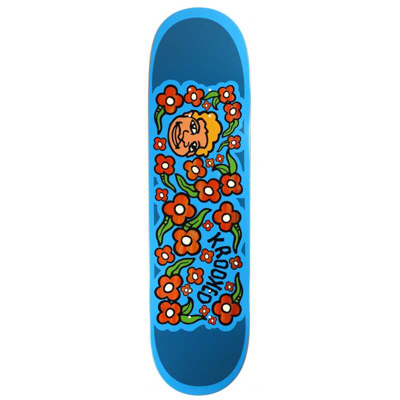 Krooked Sweatpant Redux Skateboard Deck featuring bold graphics and popsicle shape