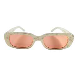 Happy Hour Oxford Pearl Divers sunglasses with pearl polycarbonate frame and pink lenses