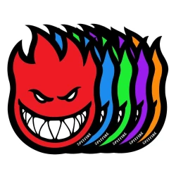 Spitfire Fireball Sticker Medium with classic Bighead flame logo on vinyl.