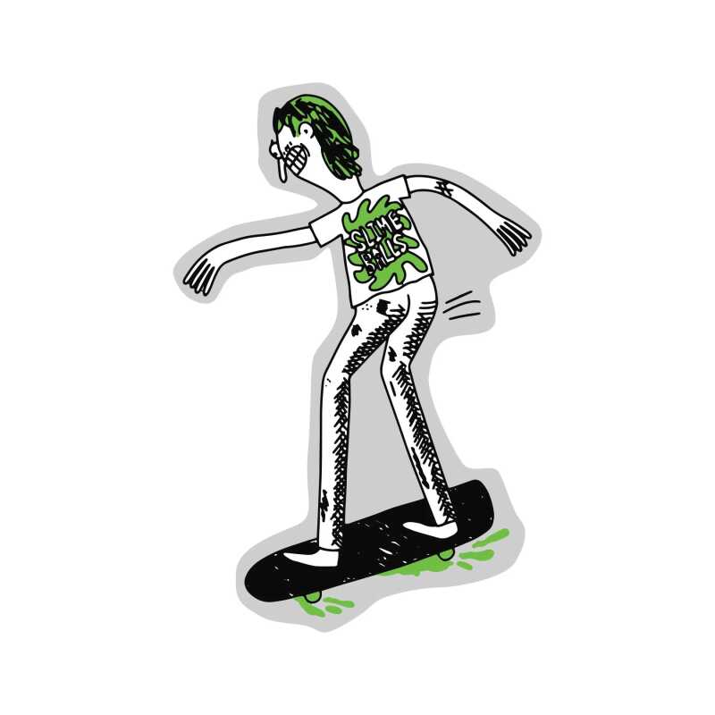 Slime Balls Jay Howell Misfit Sticker – 2.25 inch by 3.5 inch vinyl decal