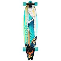 Sector 9 Offshore Reeler Longboard Complete with bamboo deck and surf-inspired design