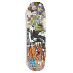 Opera 8.75" Sam Becket Collage EX7 Deck – shaped skateboard with epoxy construction and wheel wells