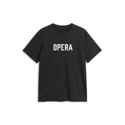 Opera Skateboards Font S/S Tee – Black cotton tee with clean logo print