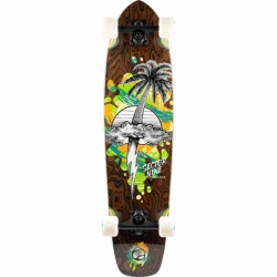 Sector 9 Strand Squall Longboard Complete with compact bamboo deck and ocean-inspired graphics