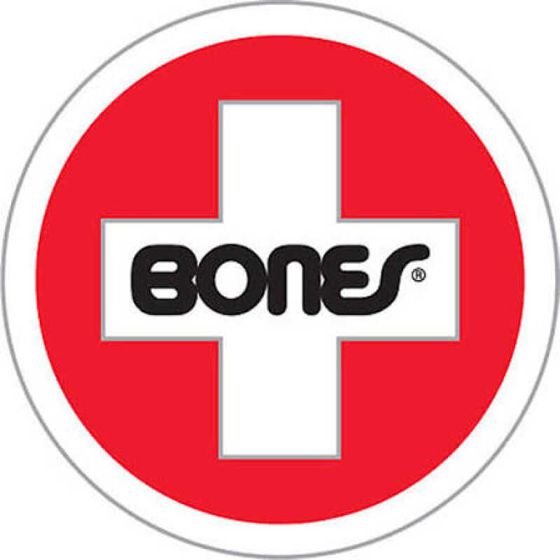 Bones 3" Round Sticker – durable vinyl decal with classic Bones branding