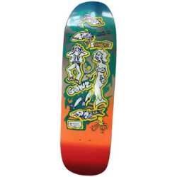 Krooked Skateboards 9.81" deck for Skate Shop Day 2024 with custom graphics and old-school shape