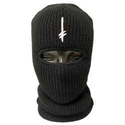 Deathwish Black Ski Mask with embroidered gang logo, one size fits all
