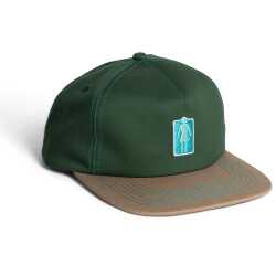 Girl Lovers OG 5 Panel Hat in Forest Green with Cotton Snapback