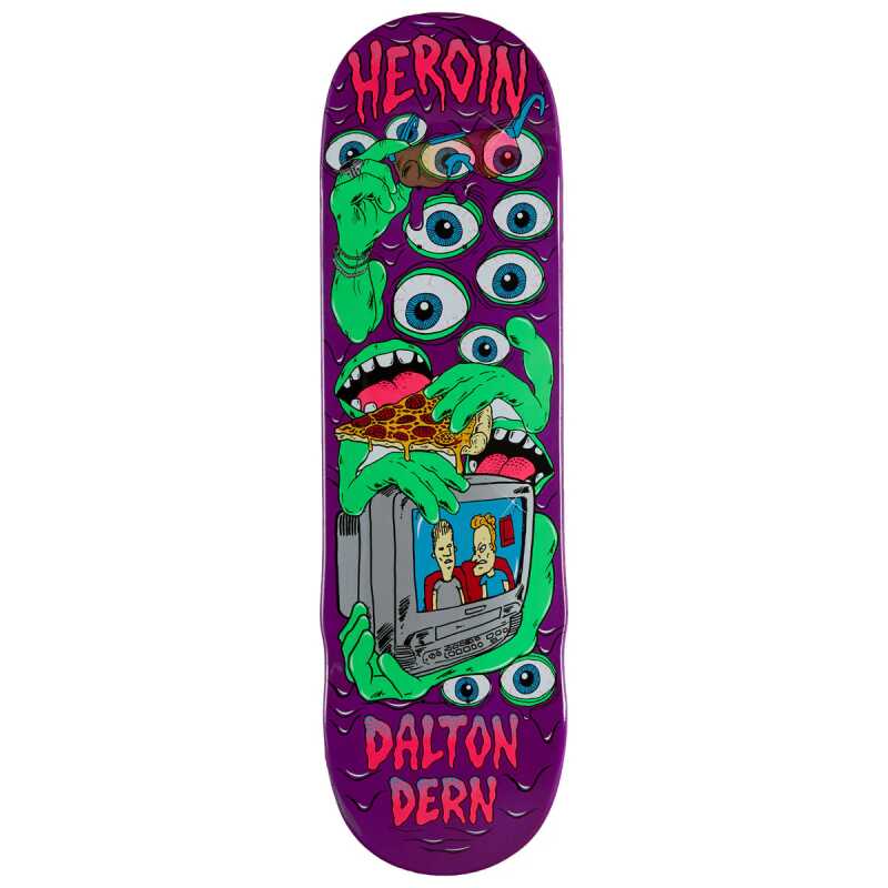Heroin Mutate Or Die Deck 8.75" – Craig Dern pro skateboard with mutant graphics