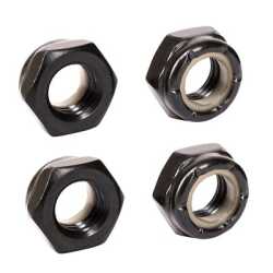 Set of 4 replacement axle nuts for skateboard or longboard trucks