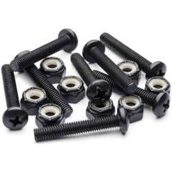 Pan head skateboard hardware set with bolts and nuts for drop-through decks