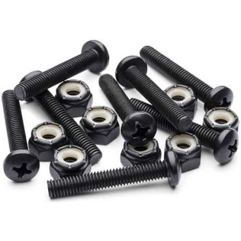 Pan head skateboard hardware set with bolts and nuts for drop-through decks