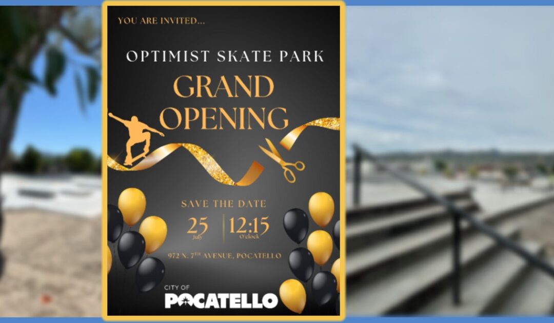 Optimist Skatepark Grand Opening – Pocatello Ribbon Cutting July 25