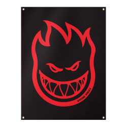 Spitfire Wheels 36" x 47" Logo Banner featuring Bighead graphic