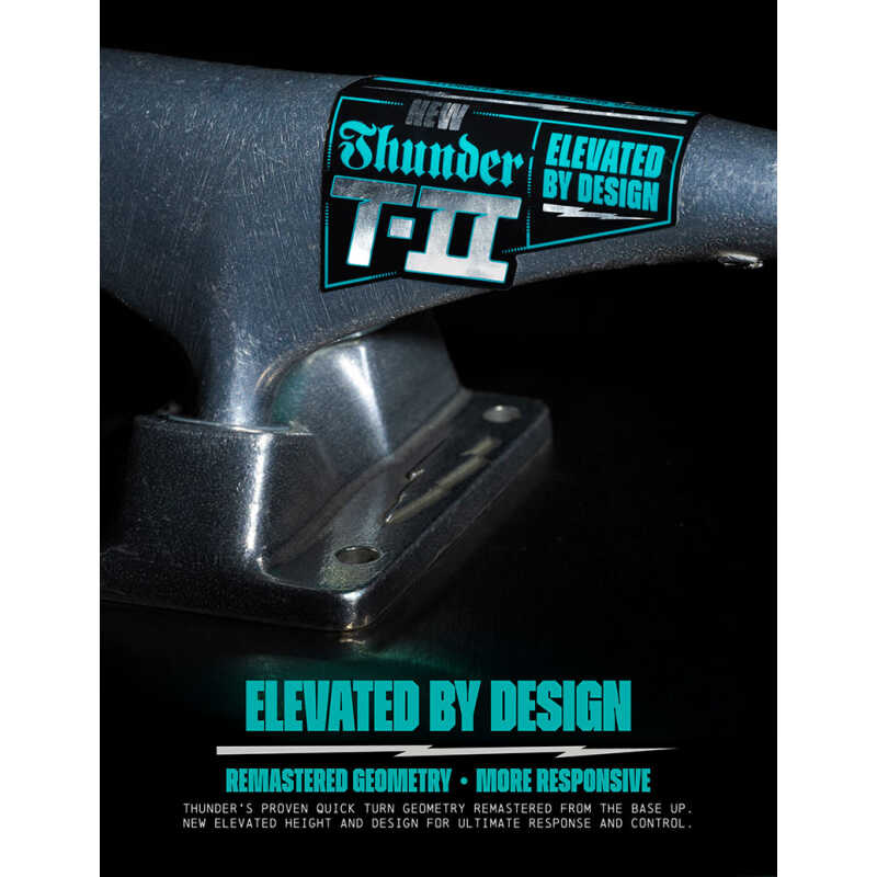 Thunder Trucks | T-II Polished Skateboard Truck (Set of 2) - Image 2