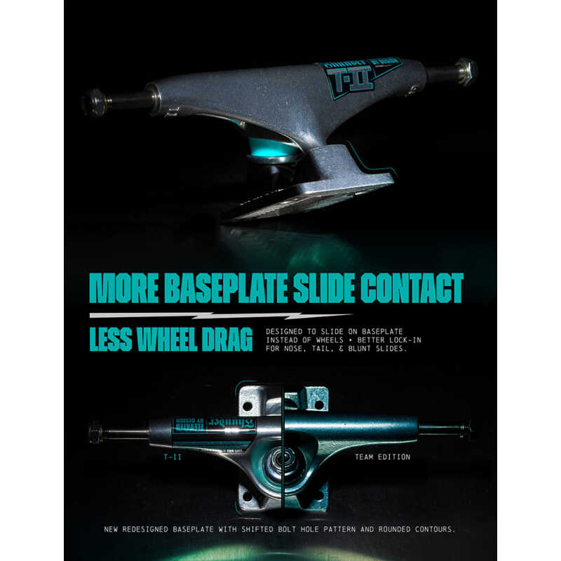 Thunder Trucks | T-II Polished Skateboard Truck (Set of 2) - Image 4