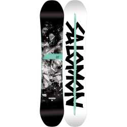 Used Salomon Twin Rocker Tip low camber snowboard for all-mountain and freestyle riding