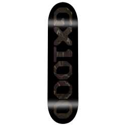 GX1000 Team OG Logo 8.5" skateboard deck black veneer with white logo