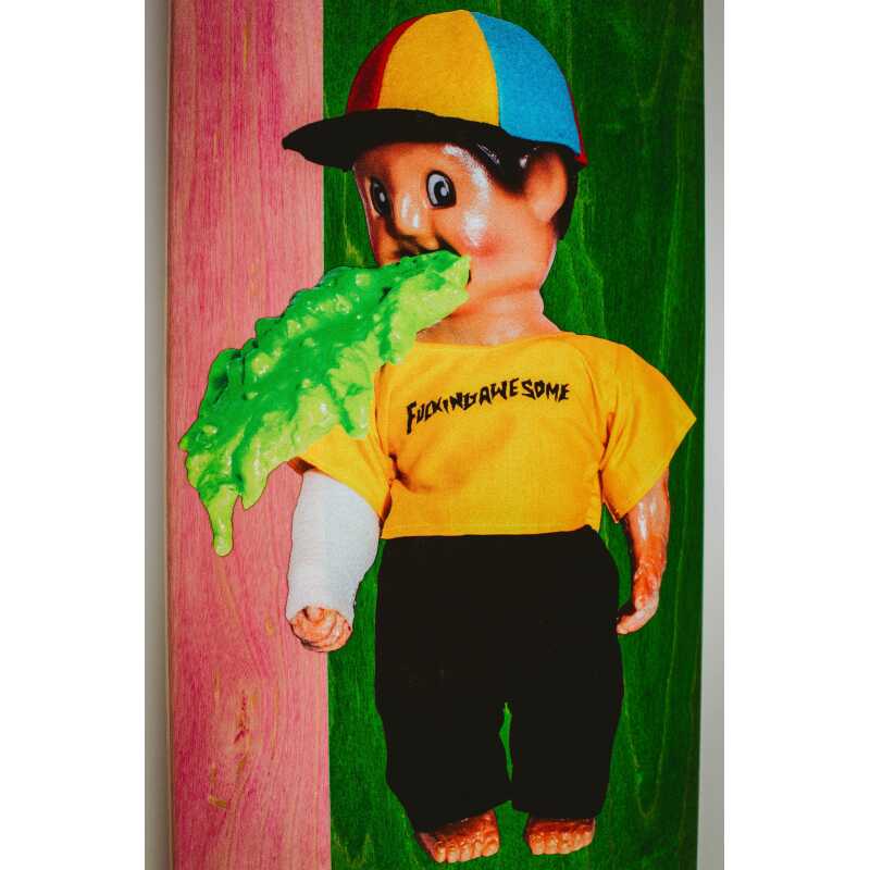 Fucking Awesome | Wanto Throw Up Man Deck - Image 2