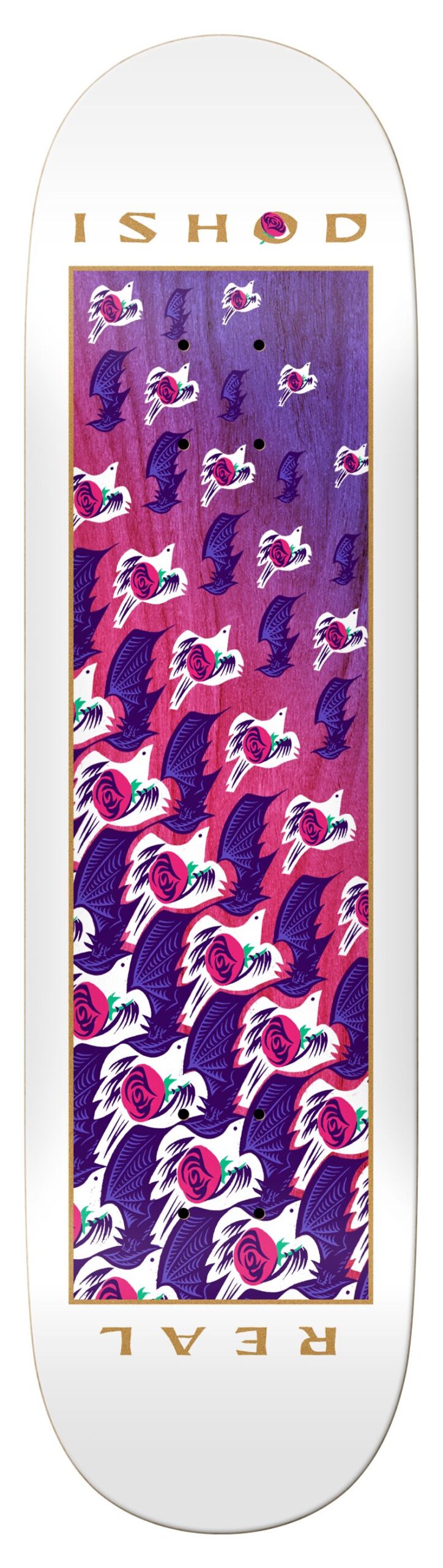 Real Ishod Metamphs Skateboard Deck 8.0"