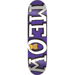Girl Meow Logo Deck 8.0" teal skateboard deck