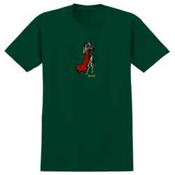 Real Skateboards Dance With The Devil Tee – Forest Green
