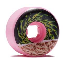 Slime Balls 54mm 97a Tear Away Maggots Skateboard Wheels in neon pink