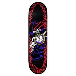 Deathwish PD Tribal Deck 8.5-inch skateboard with bold tribal artwork.