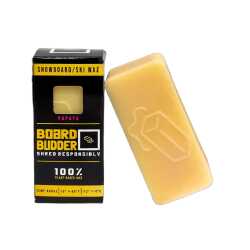 Board Budder All Temperature Plant Based Snowboard and Ski Wax 3.4oz Papaya Scent
