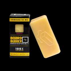 Board Budder All Temperature Plant Based Snowboard and Ski Wax 3.4oz Papaya Scent