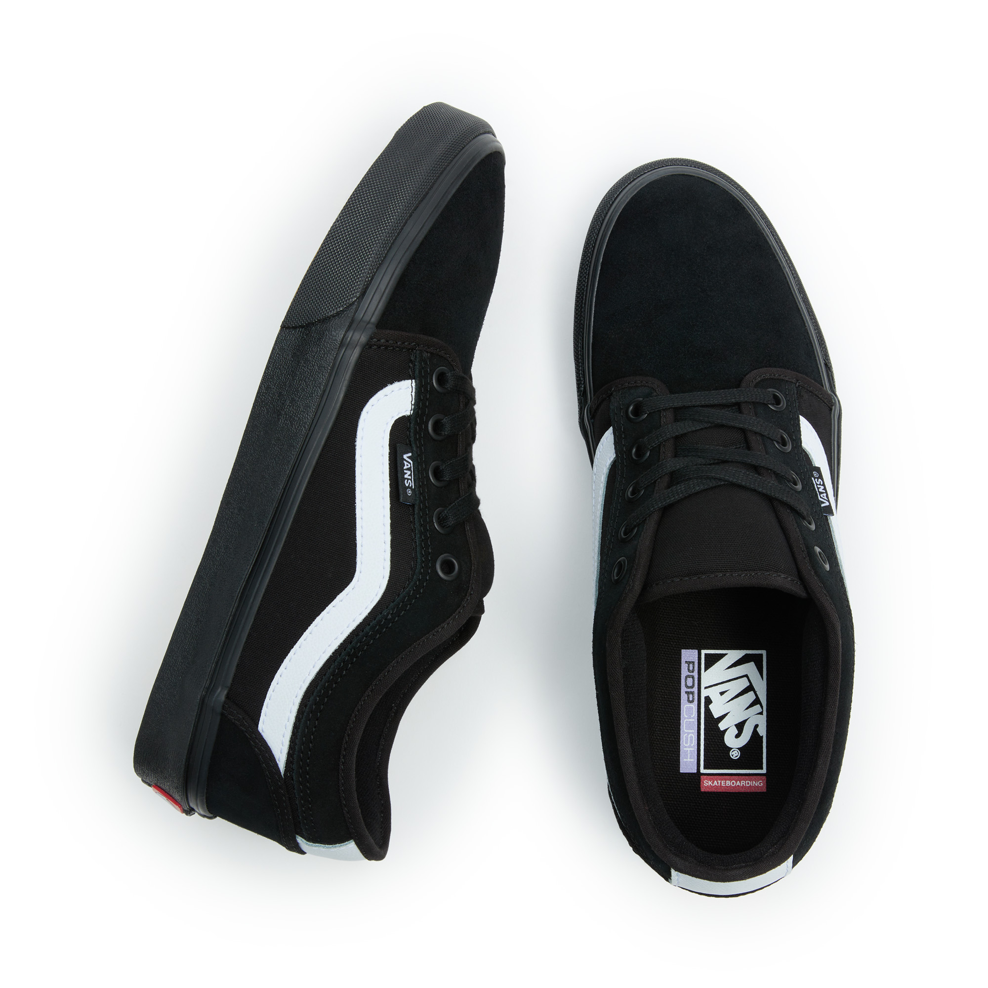 Vans | Skate Chukka - Black/Black/White - Image 3